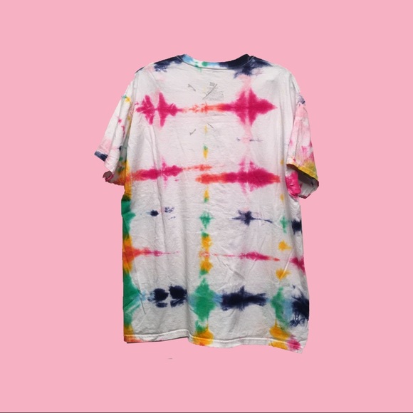 Rainbow Squarefold Tie Dye - Picture 2 of 2